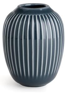 Vază din gresie Kähler Design Hammershoi, înălțime 10 cm, gri antracit
