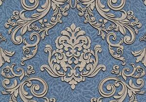 Tapet de vinil model Esmeralda Decor gri-albastru Art.6-1146