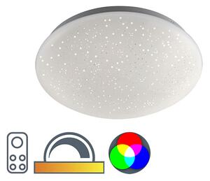 Lampă de plafon modernă alb cu efect de stea, inclusiv LED - Bex