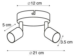 Rotund rotativ basculabil, modern, alb - Jeany 2