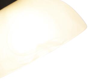 Lampă de podea maro clasică cu lampă de lectură - Dallas