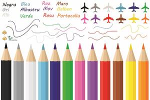 Sticker educativ pentru copii - Invatam culorile
