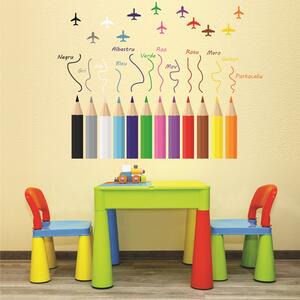 Sticker educativ pentru copii - Invatam culorile
