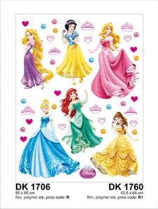 Sticker Printese Disney - 65x85cm - DK1706