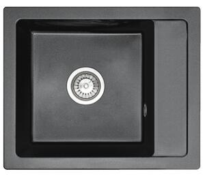 Chiuveta bucatarie Granit Rino black pietriciele