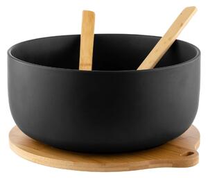 Set pentru salată Florina Adria 3,5 l, negru