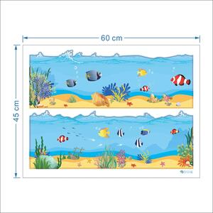 Sticker brauri decorative - Pesti in mare