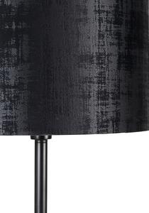Lampă de podea modernă abajur negru negru 40 cm - Simplo