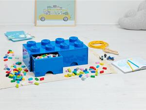 Cutie cu sertar pentru birou LEGO®, 31 x 16 cm, albastru