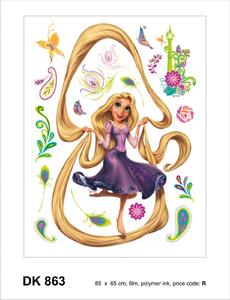 Sticker Rapunzel si Turnul - 65x85cm - DK863