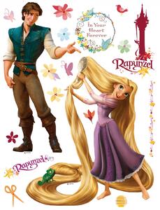 Sticker Rapunzel si Printul Eugene - 65x85cm - DK852