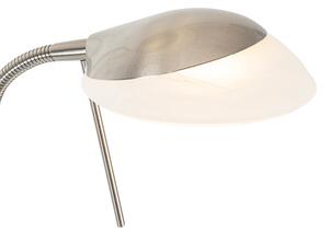 Lampă de podea din oțel cu LED și dimmer cu lampă de citit - Empoli