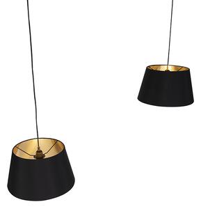 Lampă modernă suspendată neagră - Lofty