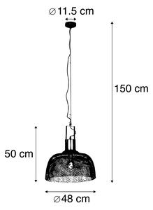 Lampă suspendată industrială din oțel 48 cm - Arti Wire