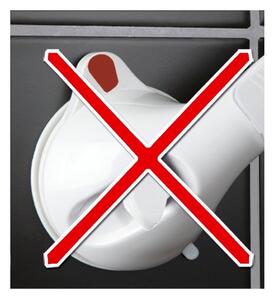 Mâner de siguranță pentru cabina de duş Wenko Secura, 42 cm L, alb