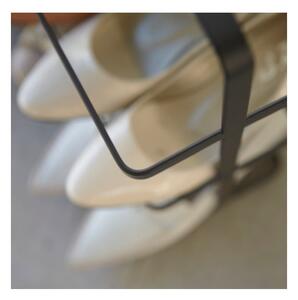 Suport lat pentru pantofi Yamazaki Tower Shoe Rack, negru