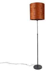 Lampă de podea cu abajur negru roșu 40 cm reglabilă - Parte