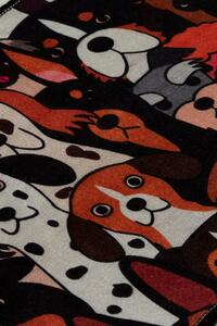 Covoras pentru baie Dogs Multicolor, 40 x 60 cm