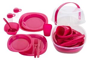 Set pentru picnic Premier Housewares Hot Pink, 51 piese