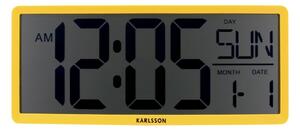 Karlsson 6020YE ceas digital galben, 35 cm