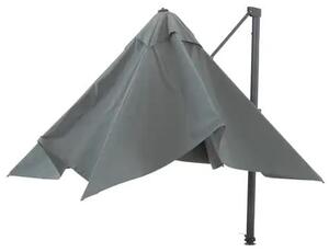 Umbrelă de soare / parasolar Madison Saint-Tropez, 355 x 300 cm, gri