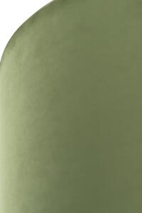 Abajur velur verde 35/35/20 cu interior auriu