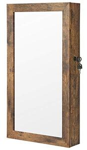 Dulap pentru bijuterii, Songmics, Maro, 67.3x9.7x37.2 cm