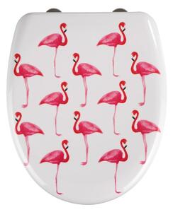 Capac WC cu închidere lentă Wenko Flamingo, 45 x 38 cm