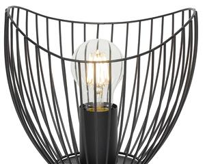 Lampă de masă modernă neagră 20 cm - Pua