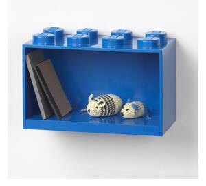 Raft de perete pentru copii LEGO® Brick 8, albastru