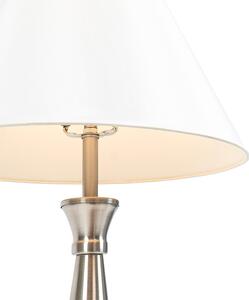 Lampă de masă clasică din oțel cu nuanță crem - Taula