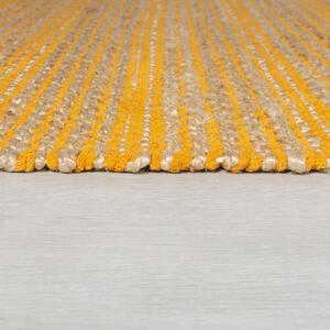 Covor din iută Flair Rugs Equinox, 160 x 230 cm, galben