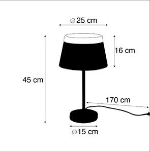 Lampă de masă design gri - Esra