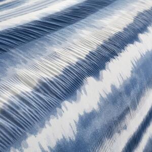 Lenjerie de pat Catherine Lansfield Tie Dye Seersucker, 135 x 200 cm, albastru