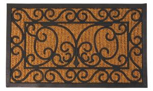 Covoraș intrare din cauciuc și fibre de cocos Esschert Design Ornamental, 44,5 x 74,5 cm