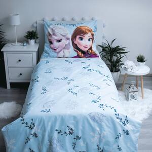 Lenjerie de pat din bumbac pentru copii Jerry Fabrics Frozen Floral, 140 x 200 cm