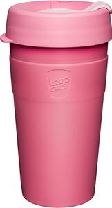 Cană de voiaj cu capac KeepCup Saskatoon Thermal, 454 ml, roz