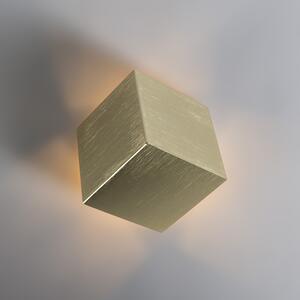 Set de 2 lămpi de perete moderne aur - Cube