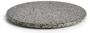 Platou servire din granit, Modern Gri / Negru, Ø25 cm