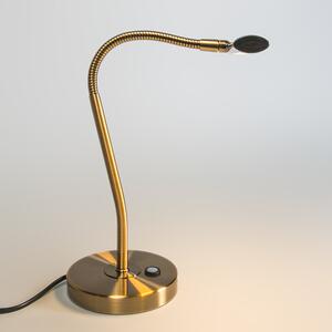 Lampă de masă Art Deco bronz cu LED - Tablou
