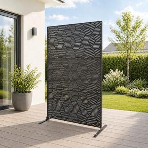 Furnigo Paravan metalic - negru