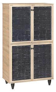 Dulap pantofi Ronan, Natural, 71x35x122 cm