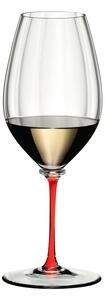 Pahar pentru vin, din cristal Fatto A Mano Performance Riesling Rosu, 623 ml, Riedel
