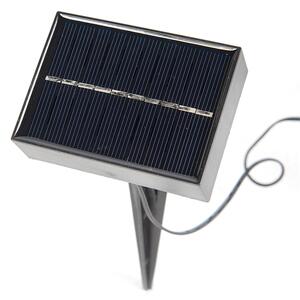 Set de 3 pete de oțel incl. LED IP44 solar- Rox