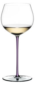 Pahar pentru vin, din cristal Fatto A Mano Oaked Chardonnay Violet, 620 ml, Riedel