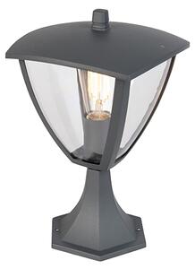 Piedestal modern pentru lanterne de exterior gri închis - Platar