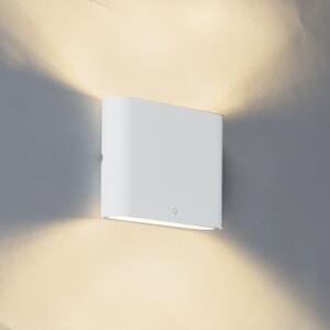 Aplica de exterior moderna alb 11,5 cm incl. LED - Batt