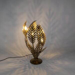 Lampă de masă vintage de aur mare - Botanica