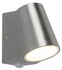 Lampă de exterior din aluminiu cu senzor de mișcare incl. LED - Uma