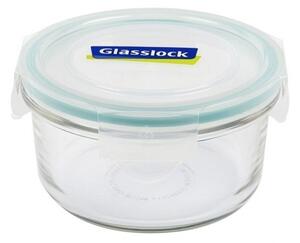 Caserola rotunda cu capac Glasslock, sticla temperata, 370 ml